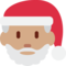 Santa Claus - Medium emoji on Twitter